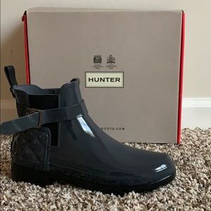 Gloss Quilt Chelsea Hunter Boots